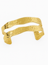 Hammered Wide Cuff Bracelet
