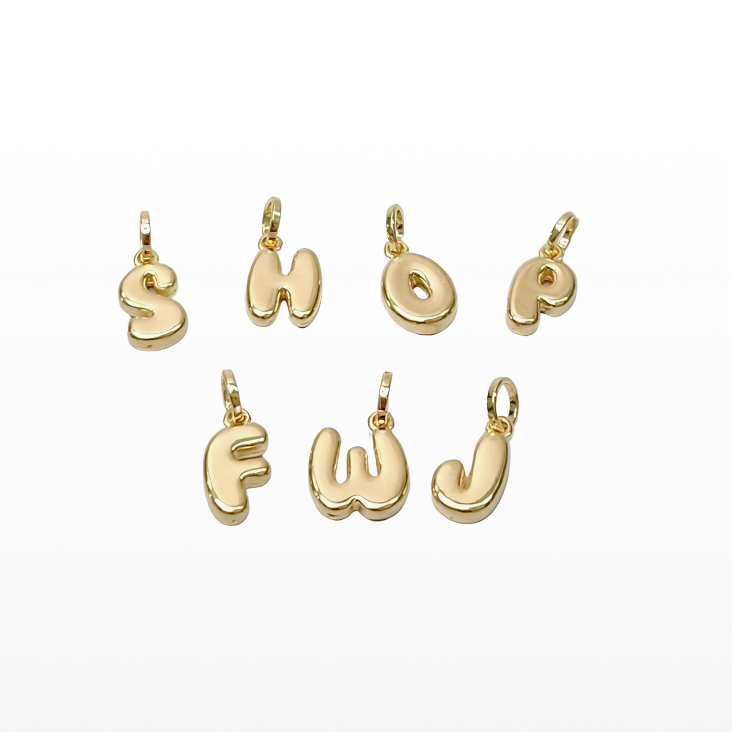 Bubble Letter Necklace