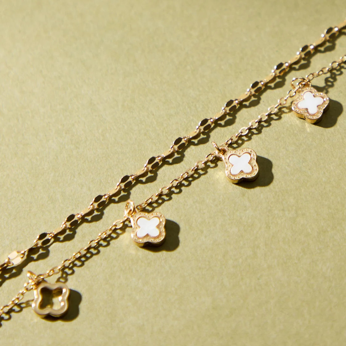 Clover Charm Bracelet