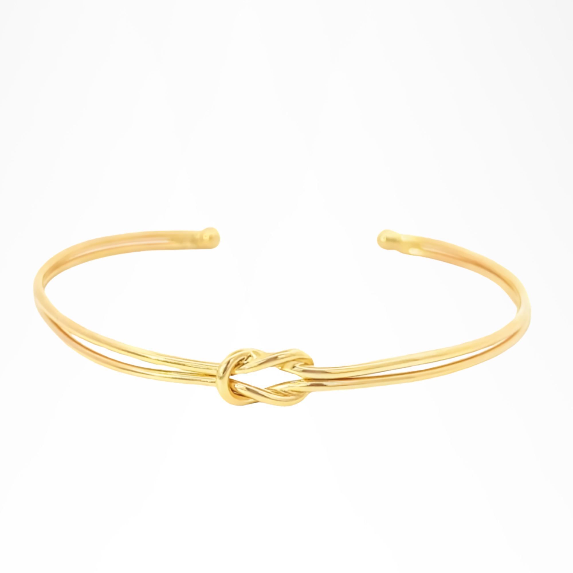 Thin Knot Cuff Bracelet