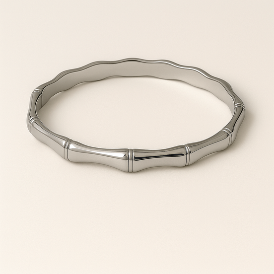 Chunky Bamboo Bangle Bracelet