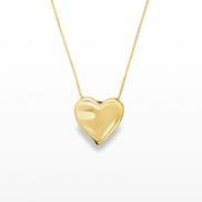 Hammered Heart Necklace