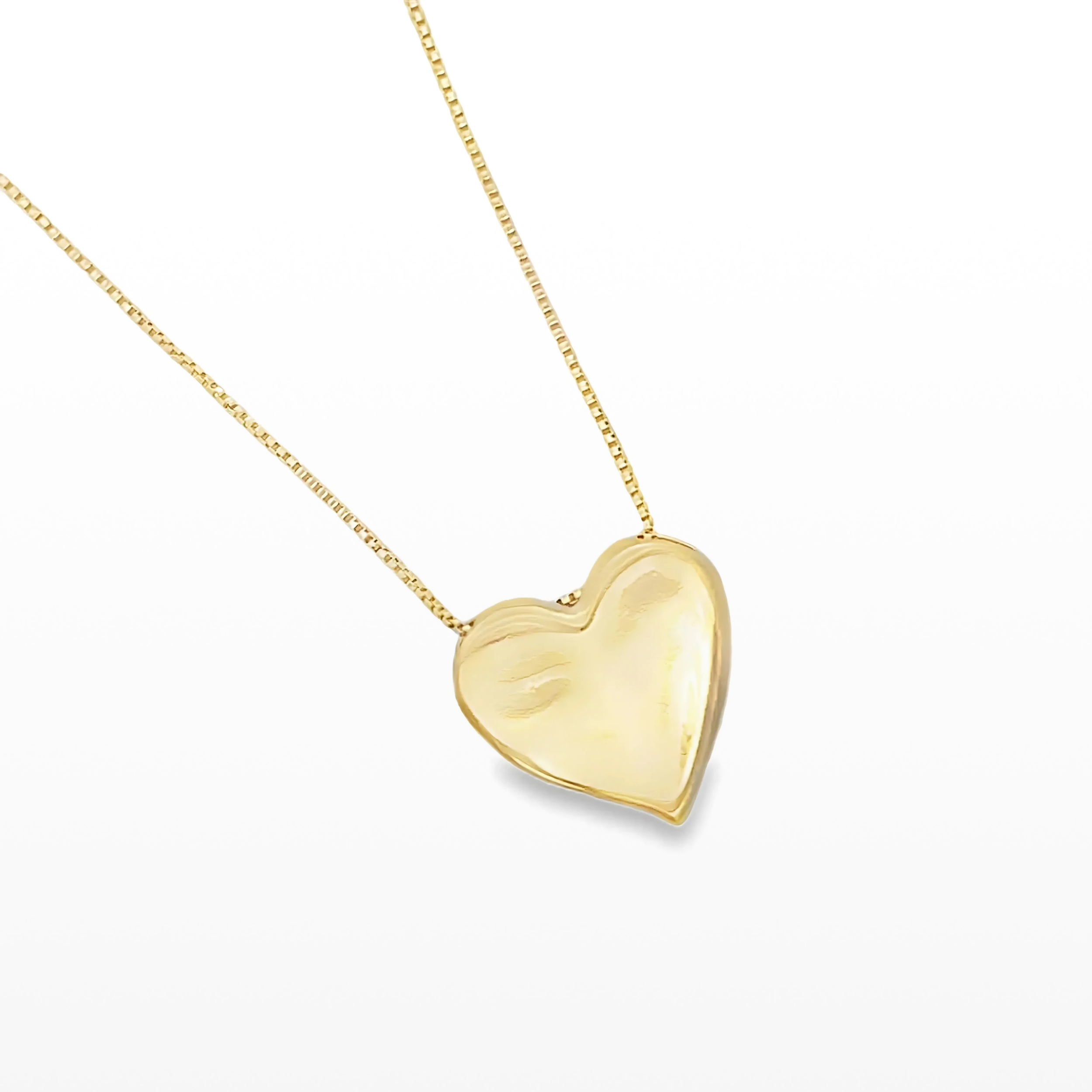 Hammered Heart Necklace