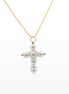 Pearl Beaded Cross Necklace