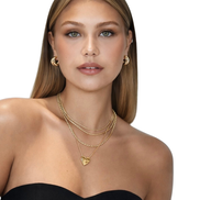 Hammered Heart Necklace