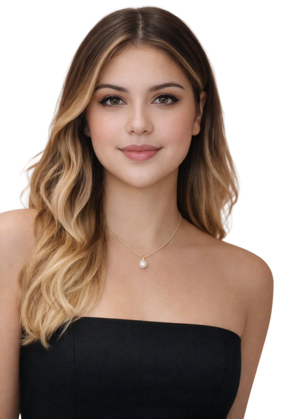 Dainty Pearl Box Chain Necklace